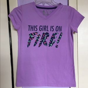 Xersion girls activewear shirt